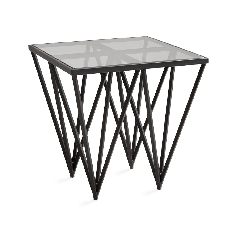 Luxor Black End Table
